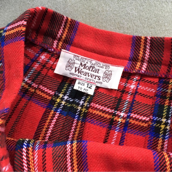 Vintage Scottish Kilt Skirt by Moffat Weavers - Picture 10 of 12